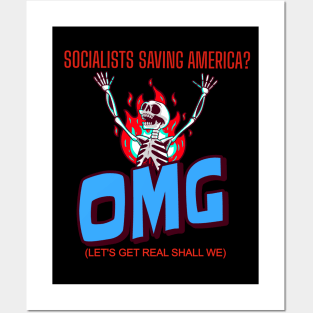 Screaming Against Socialism - Something we better all do Posters and Art